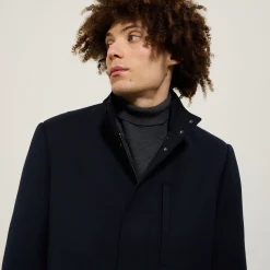 Jules Manteau hiver long col montant- Manteau & Blouson