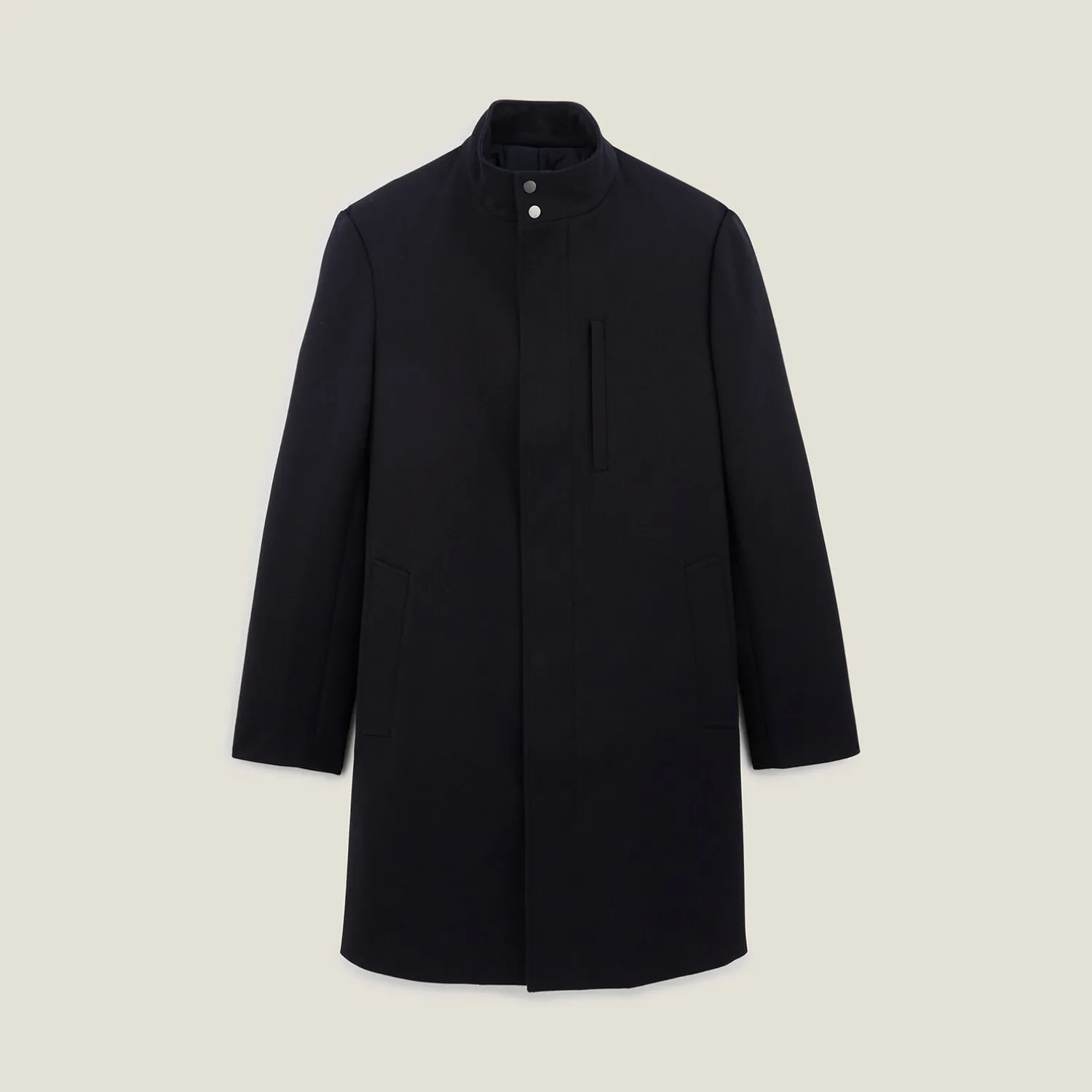 Jules Manteau hiver long col montant- Manteau & Blouson