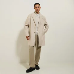 Jules Manteau hiver long col tailleur- Manteau & Blouson