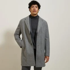 Jules Manteau hiver long col tailleur- Manteau & Blouson