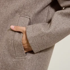 Jules Manteau hiver long col tailleur- Manteau & Blouson