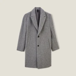 Jules Manteau long chevron col tailleur- Manteau & Blouson