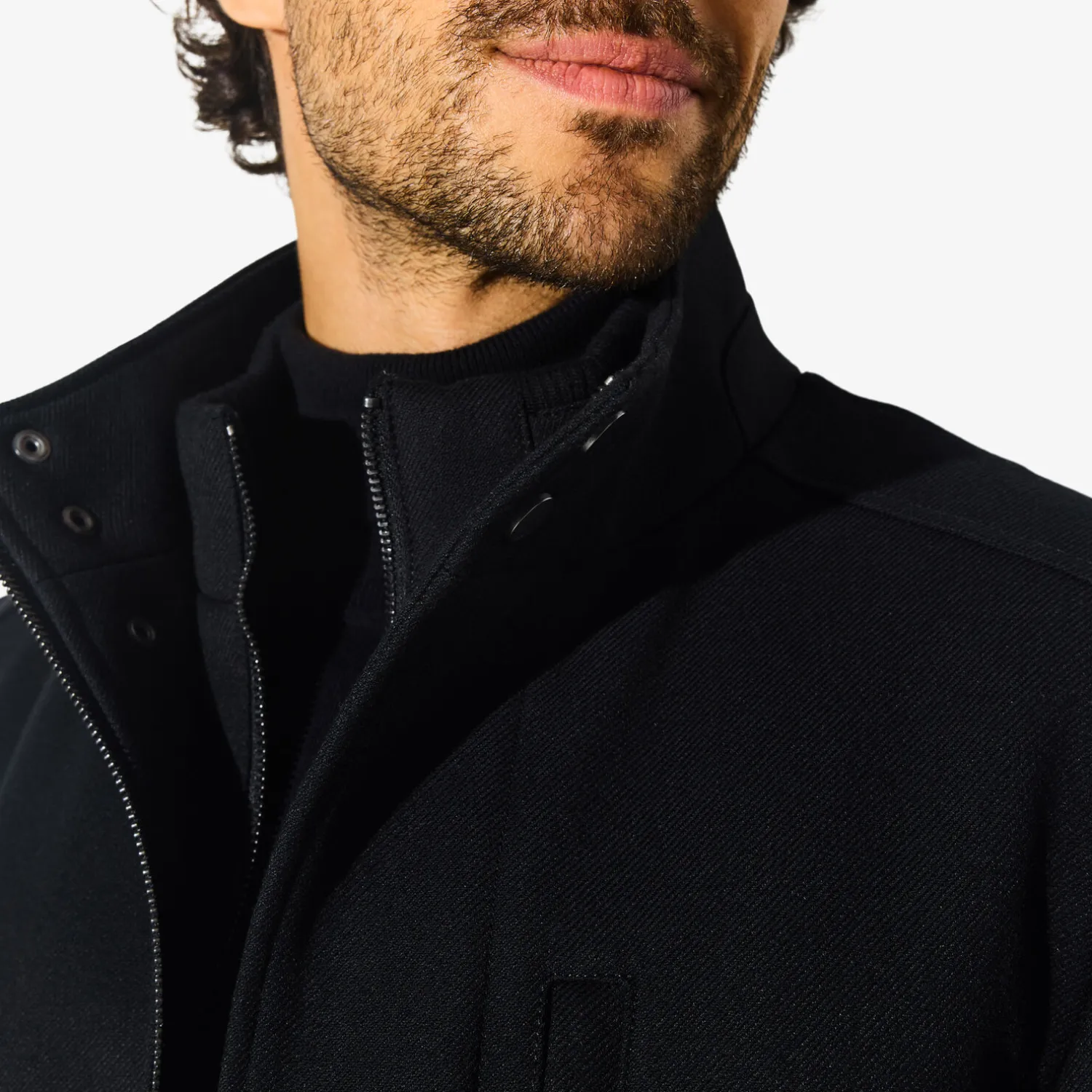 Jules Manteau zippé col montant- Manteau & Blouson