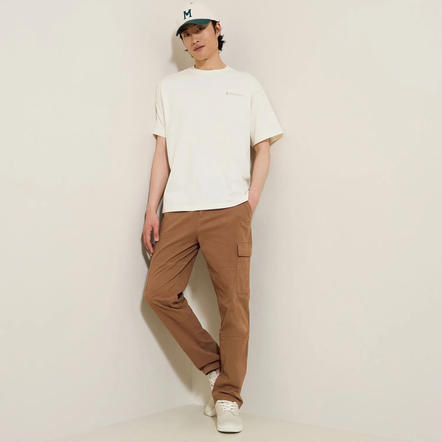 Jules Pantalon cargo droit uni- Pantalon Cargo|Pantalon Chino