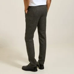 Jules Pantalon chino regular à plis flanelle- Pantalon Chino|Pantalon