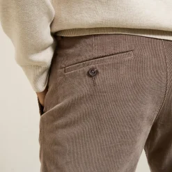 Jules Pantalon chino slim en velours- Pantalon Chino|Pantalon