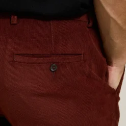 Jules Pantalon chino slim en velours- Pantalon Chino|Pantalon