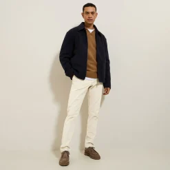 Jules Pantalon chino slim en velours- Pantalon Chino|Pantalon