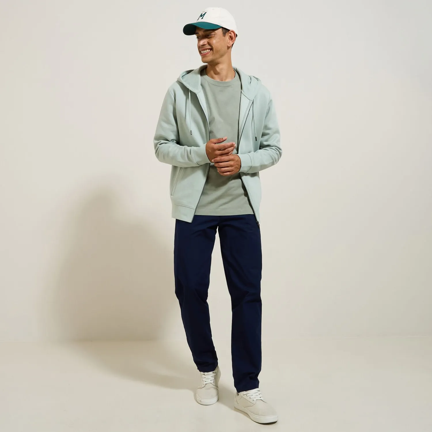 Jules Pantalon coupe relax uni- Pantalon Chino|Pantalon