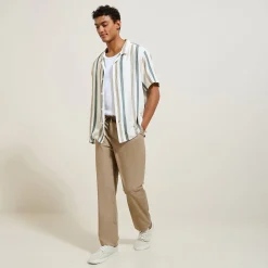 Jules Pantalon coupe relax uni- Pantalon Chino|Pantalon