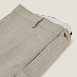 Jules Pantalon de costume contenant du lin slim- Collection Mariage|Costume Lin