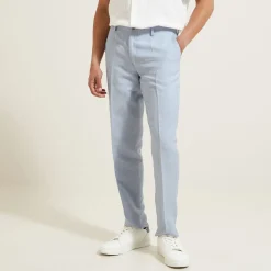 Jules Pantalon de costume contenant du lin slim- Collection Mariage|Costume Lin