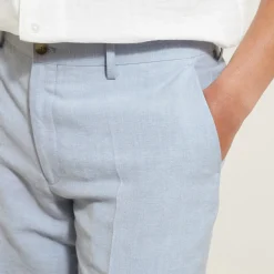 Jules Pantalon de costume contenant du lin slim- Collection Mariage|Costume Lin