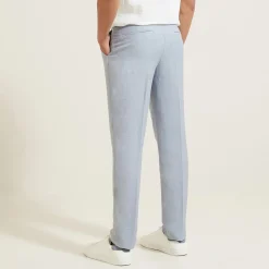 Jules Pantalon de costume contenant du lin slim- Collection Mariage|Costume Lin