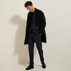 Jules Pantalon de costume slim bistretch à carreaux- Pantalon De Costume|Pantalon