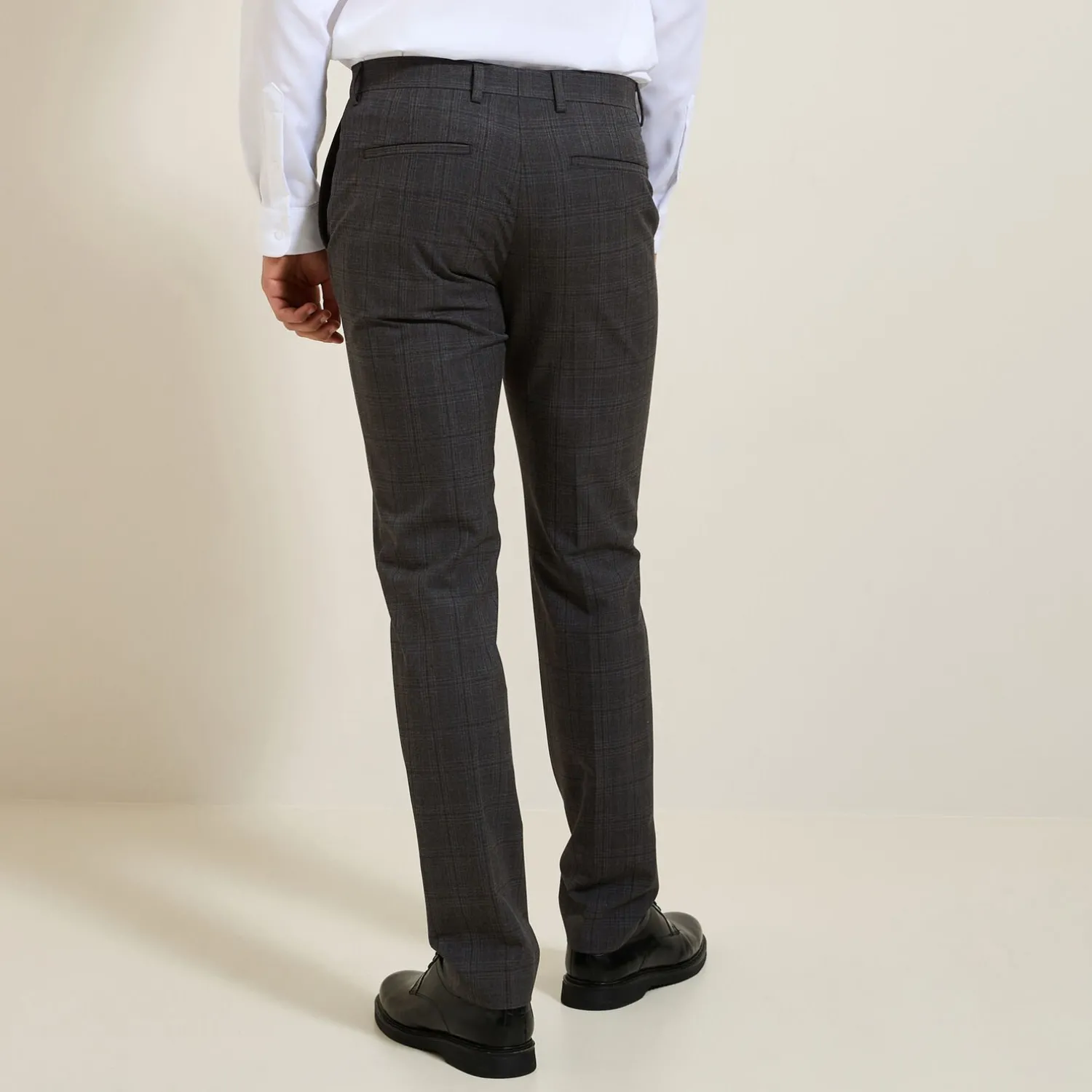 Jules Pantalon de costume slim à carreaux- Pantalon De Costume|Pantalon