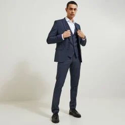 Jules Pantalon de costume slim à carreaux- Collection Mariage|Pantalon De Costume