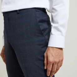 Jules Pantalon de costume slim à carreaux- Collection Mariage|Pantalon De Costume