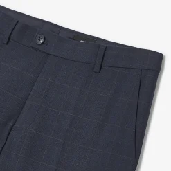 Jules Pantalon de costume slim à carreaux- Pantalon|Pantalon De Costume