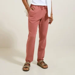 Jules Pantalon en gaze de coton uni- Pantalon Chino|Pantalon