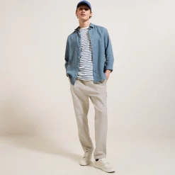 Jules Pantalon jogger contenant du lin- Pantalon Cargo|Pantalon Chino