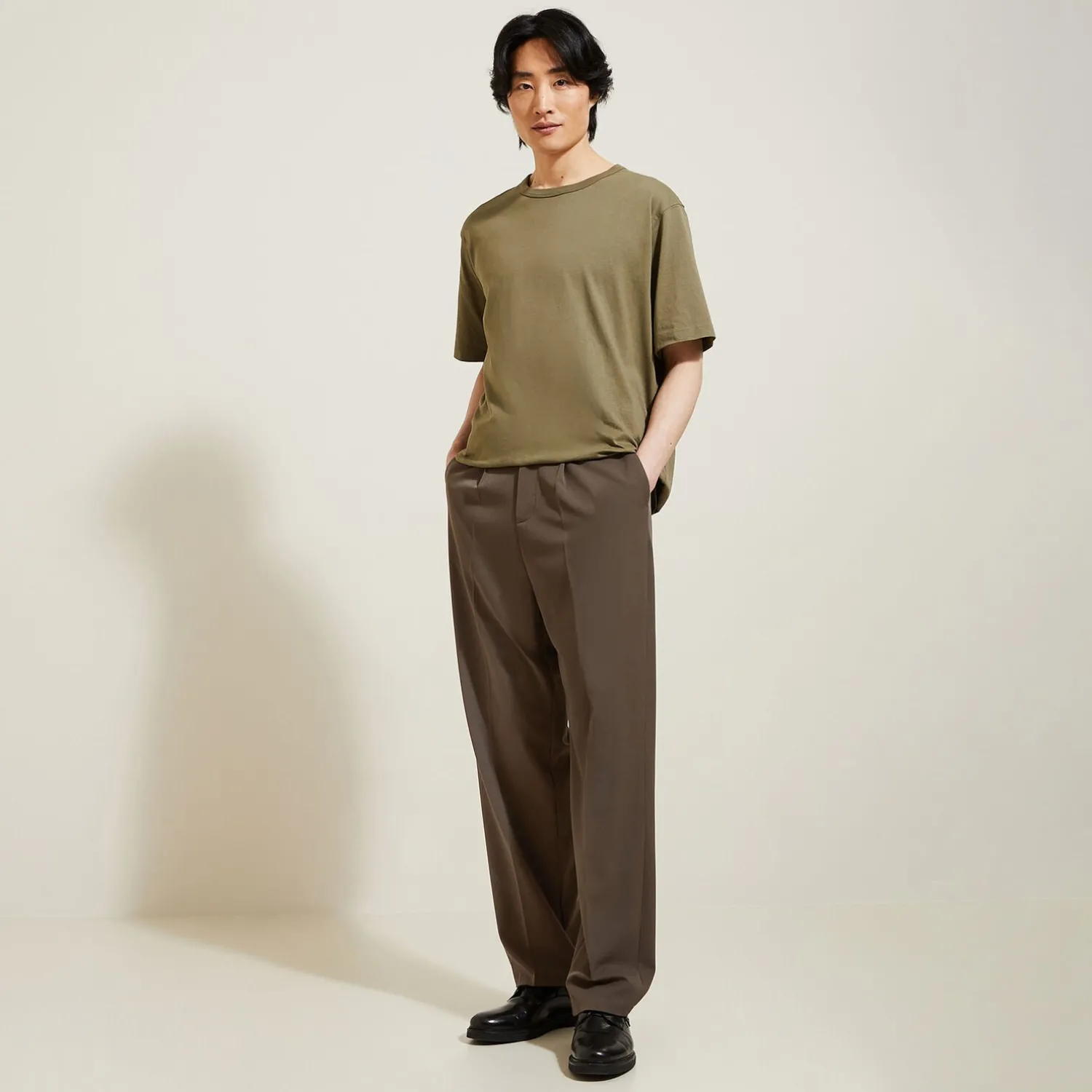 Jules Pantalon large à plis- Smart Casual|Pantalon