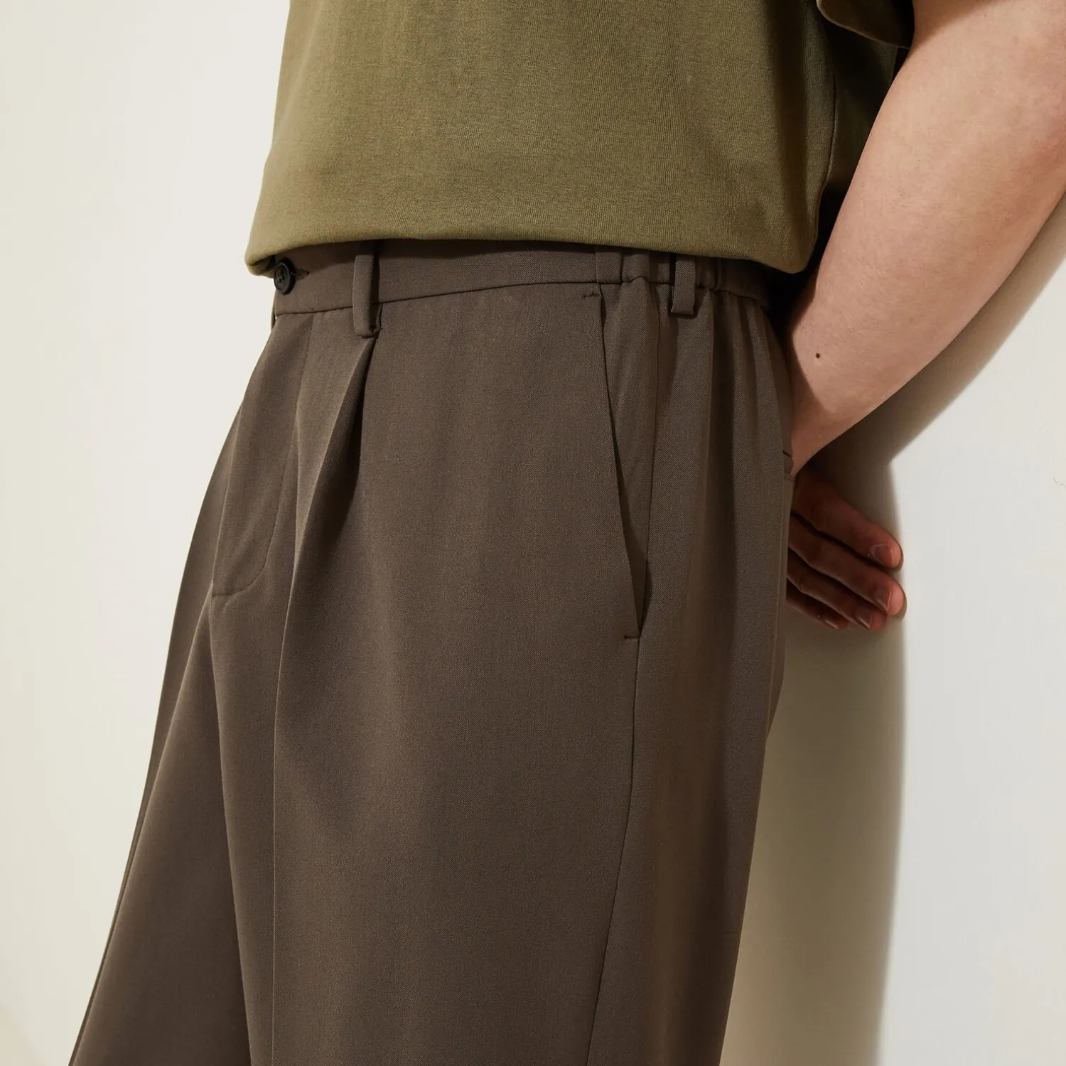 Jules Pantalon large à plis- Smart Casual|Pantalon