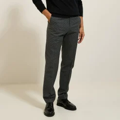 Jules Pantalon regular motif pied de puce- Pantalon