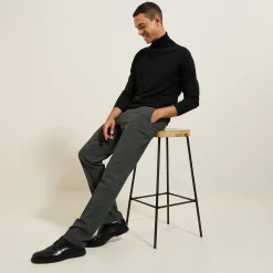 Jules Pantalon regular motif pied de puce- Pantalon