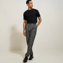 Jules Pantalon relax en twill bi-ton- Pantalon
