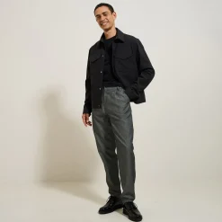 Jules Pantalon relax en twill bi-ton- Pantalon