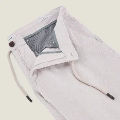 Jules Pantalon slim en coton et lin- Smart Casual|Pantalon Chino