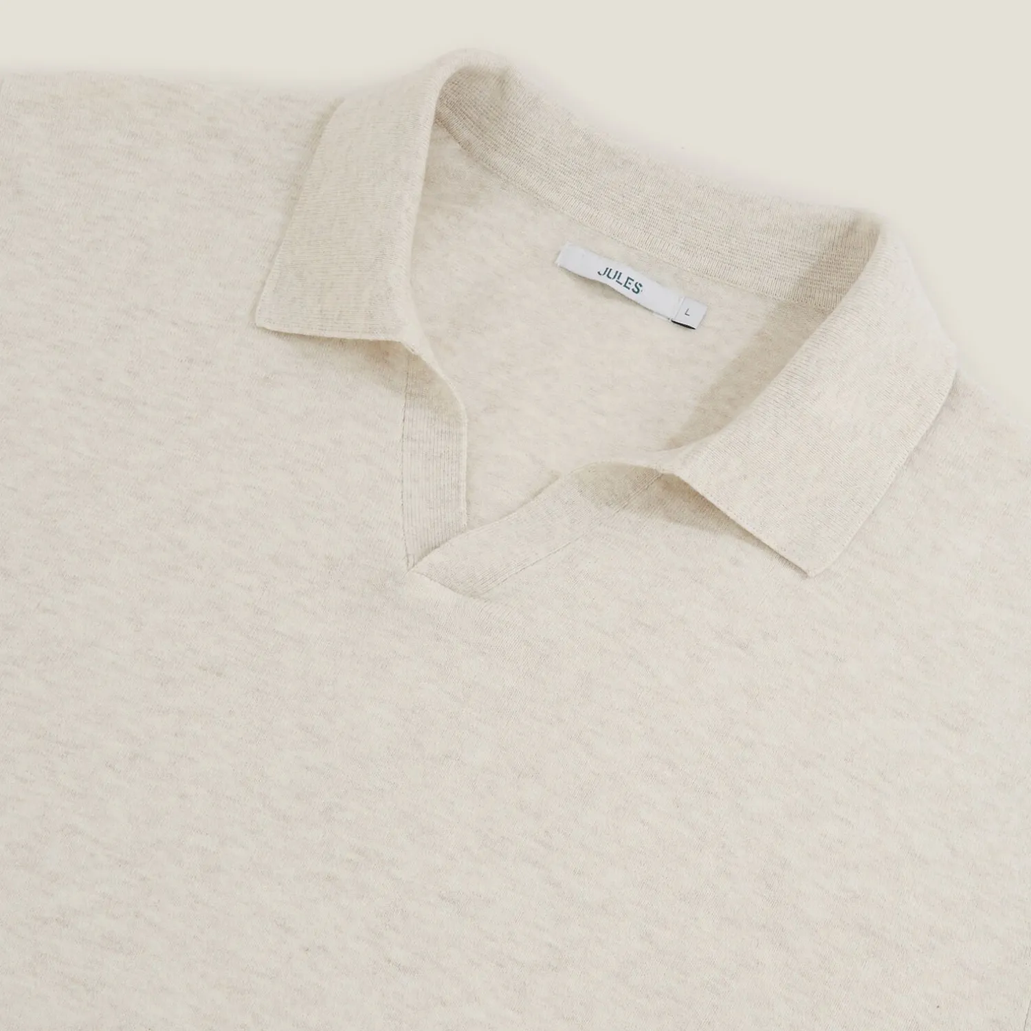 Jules Polo en maille col resort manches longues- Smart Casual|Pull