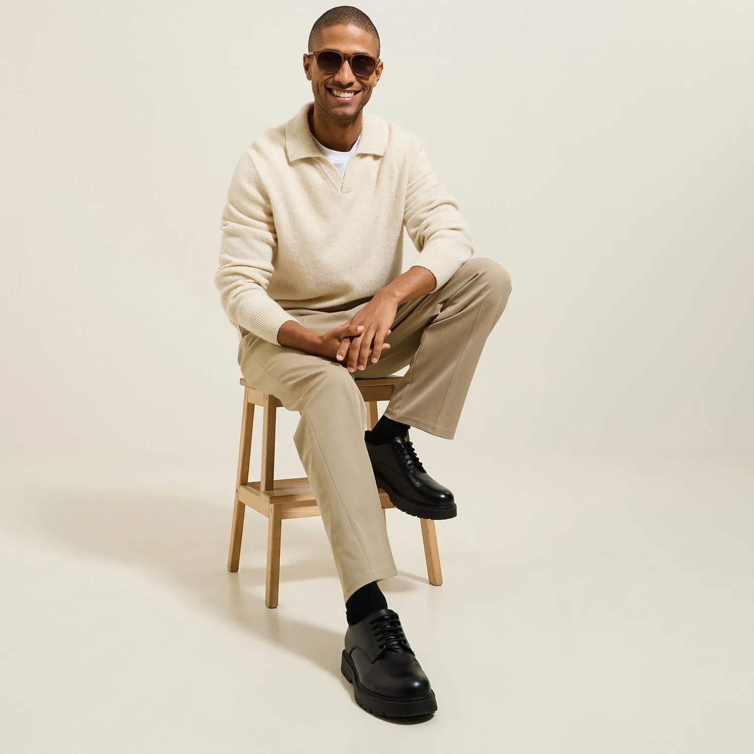 Jules Polo en maille col resort- Pull