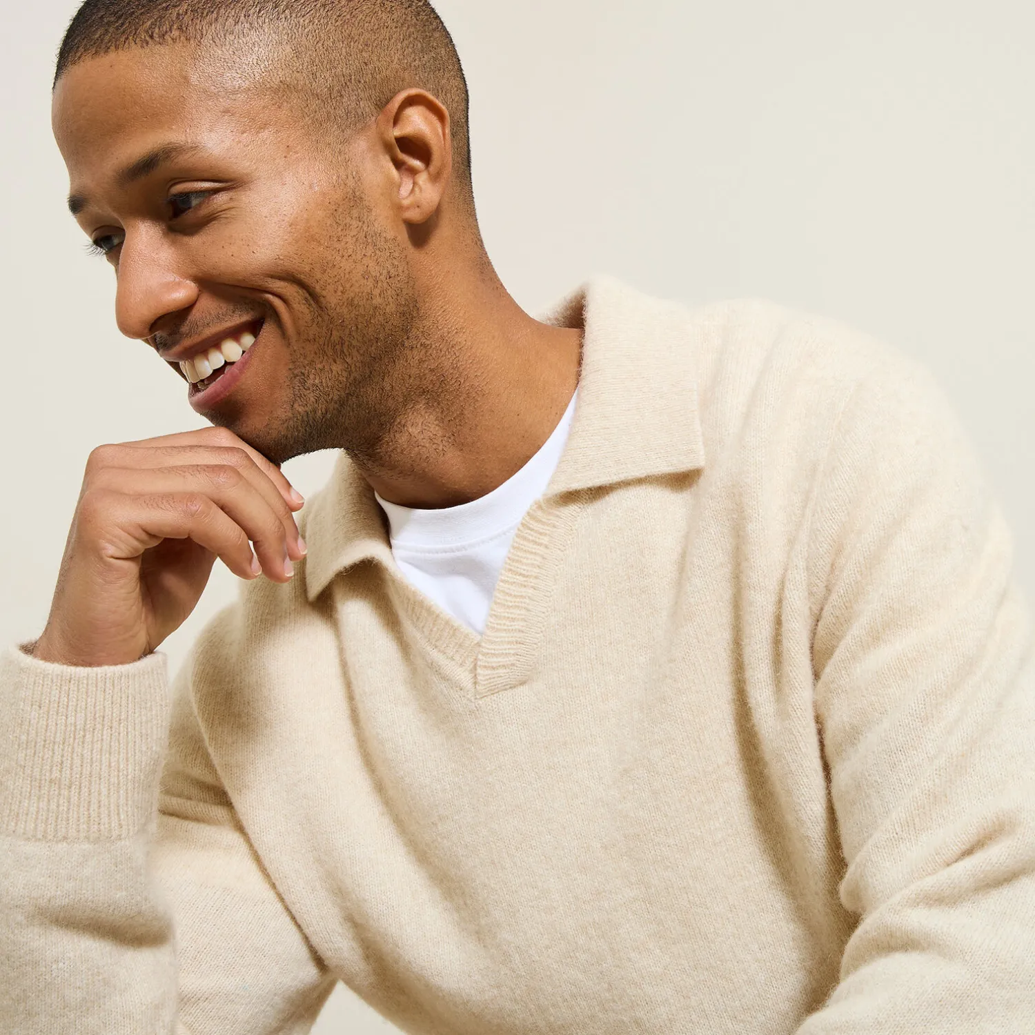 Jules Polo en maille col resort- Pull