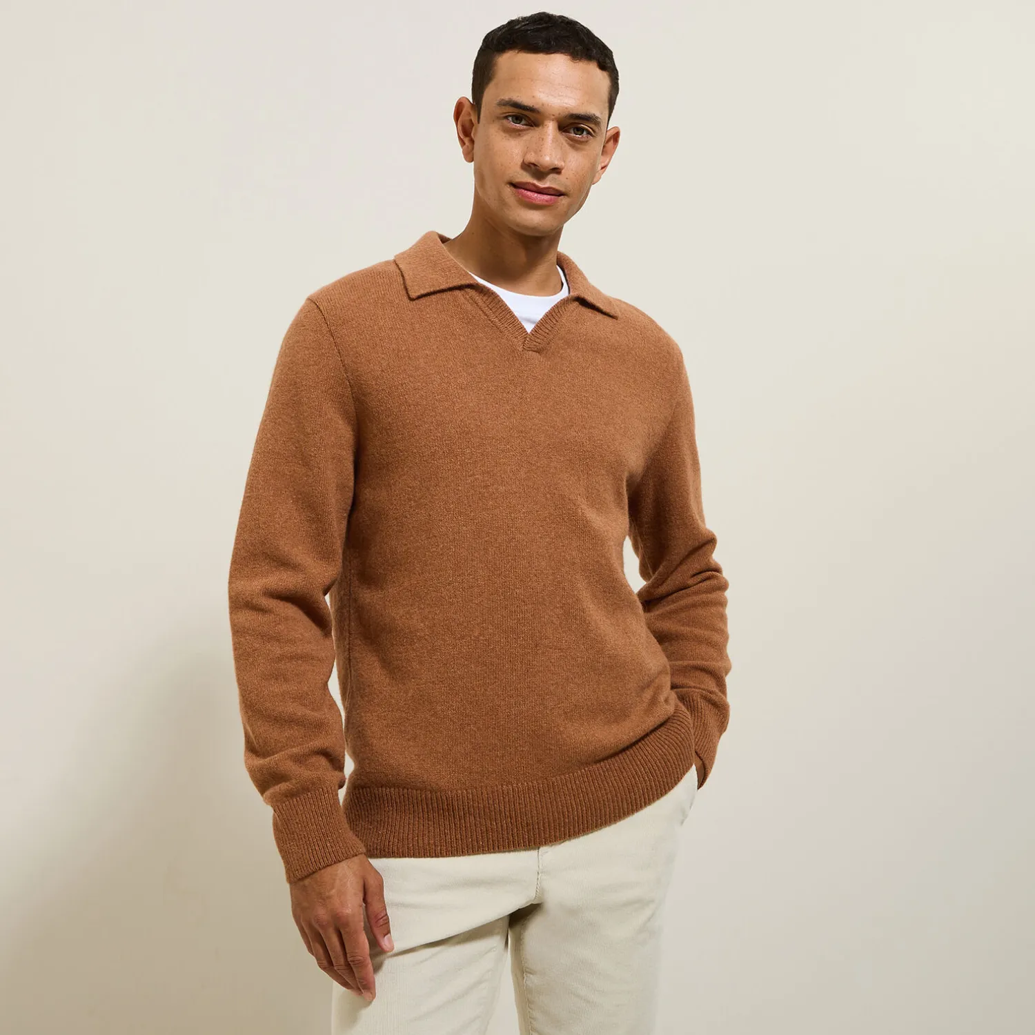 Jules Polo en maille col resort- Pull