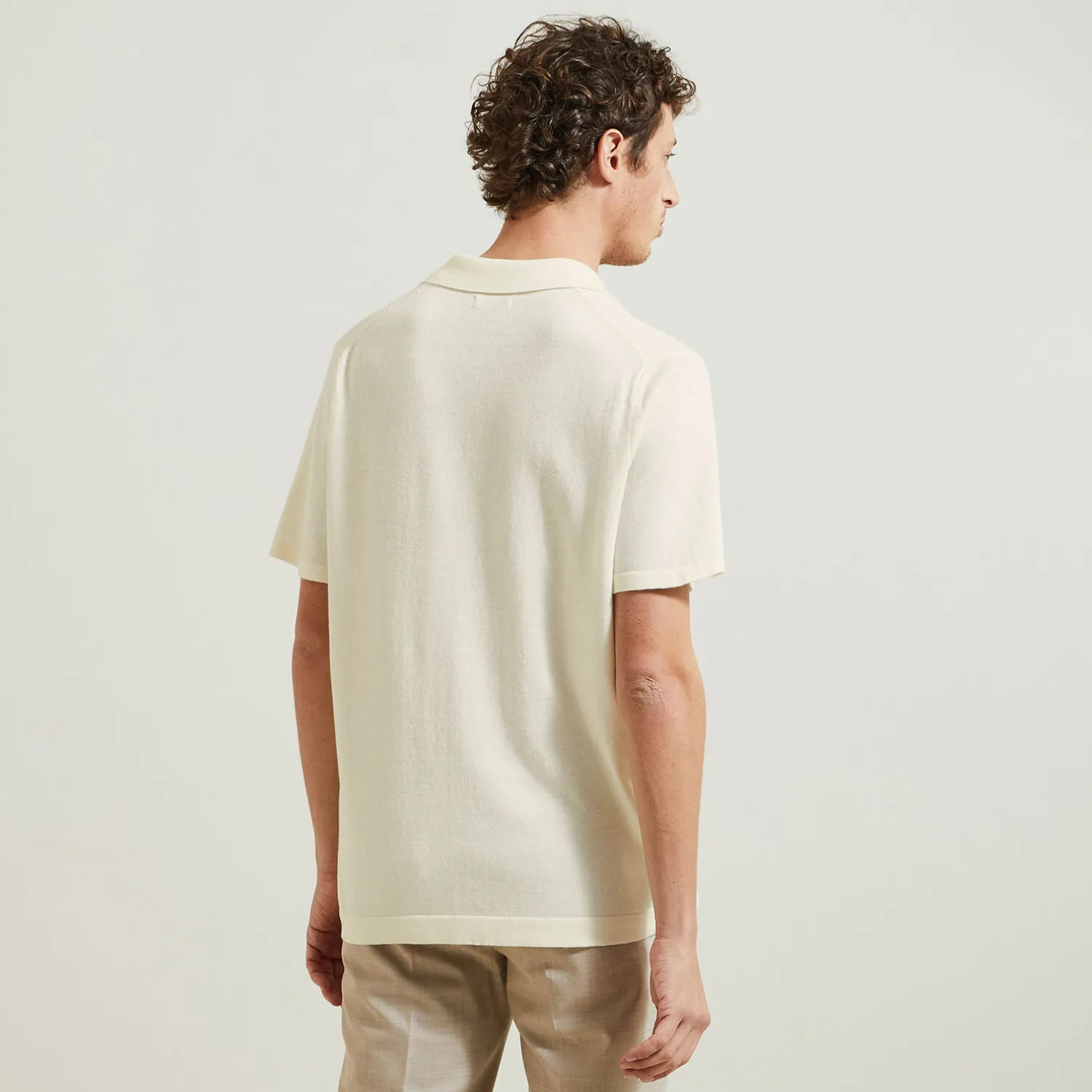 Jules Polo en maille col resort- Polo|Pull