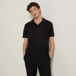 Jules Polo en maille col resort- Polo|Pull