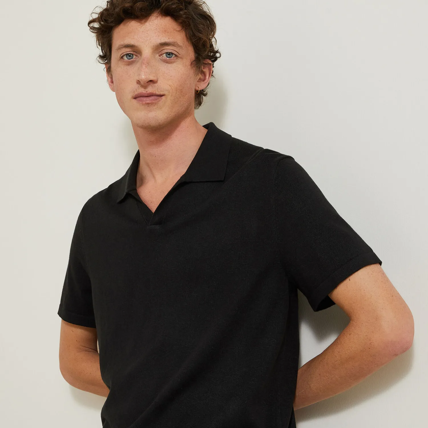 Jules Polo en maille col resort- Polo|Pull