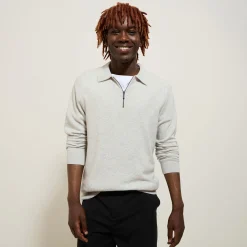 Jules Polo en maille col zippé- Pull