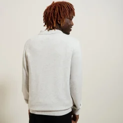 Jules Polo en maille col zippé- Pull