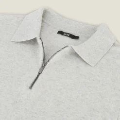 Jules Polo en maille col zippé- Pull