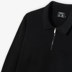 Jules Polo en maille zippé Performance by- Pull