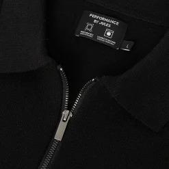 Jules Polo en maille zippé Performance by- Pull