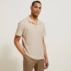 Jules Polo manches courtes broderie poitrine col requin- Smart Casual|Polo