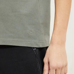 Jules Polo manches courtes chevron col italien- Polo