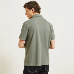 Jules Polo manches courtes chevron col italien- Polo