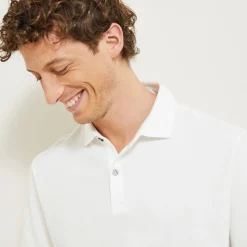 Jules Polo manches courtes chevron col italien- Polo