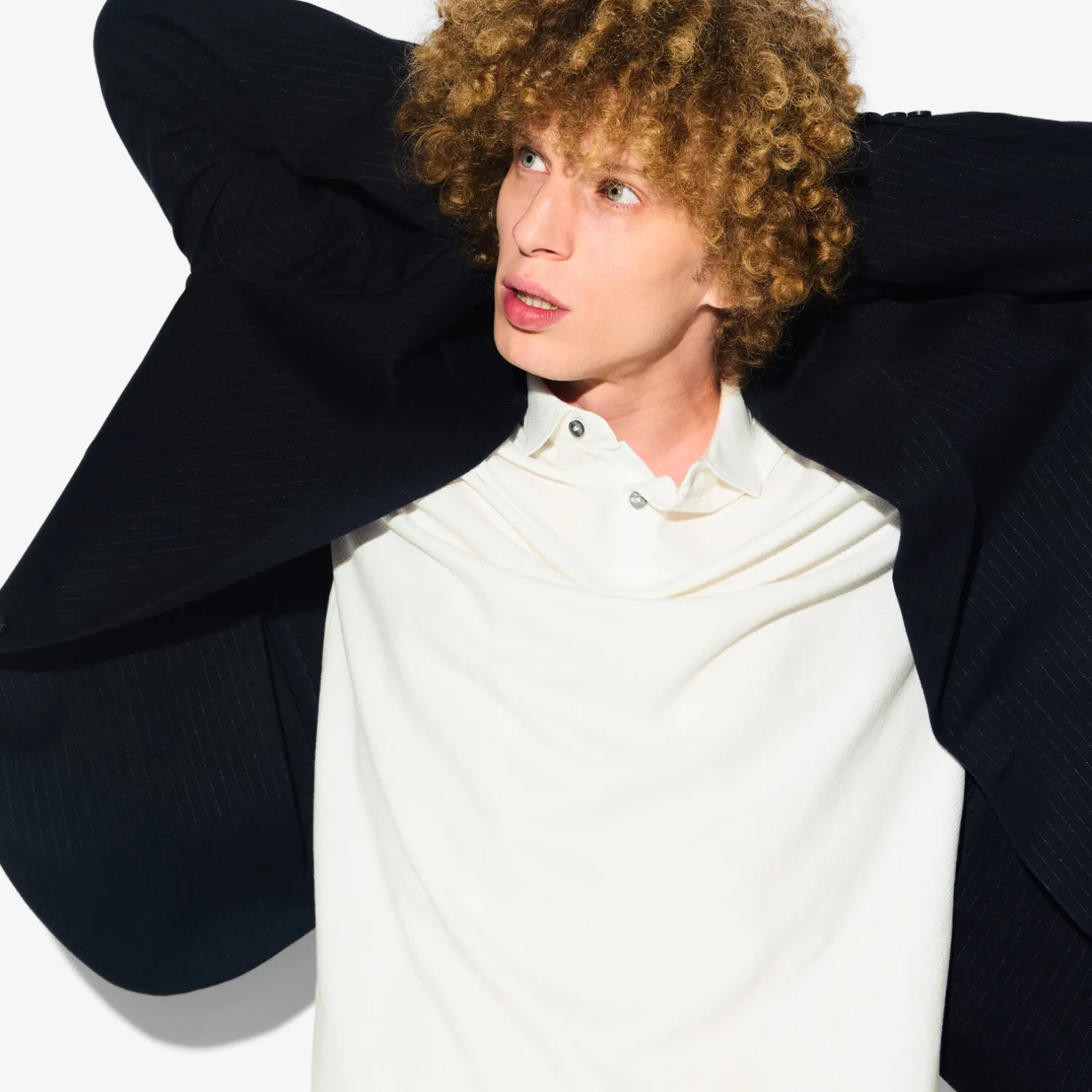 Jules Polo manches courtes chevron col italien- Polo