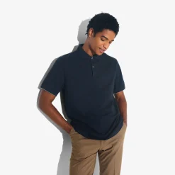 Jules Polo manches courtes chevron col italien- Polo